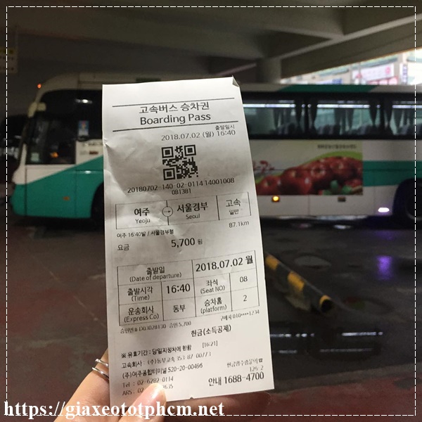 đi xe bus khi du học h&agrave;n quốc