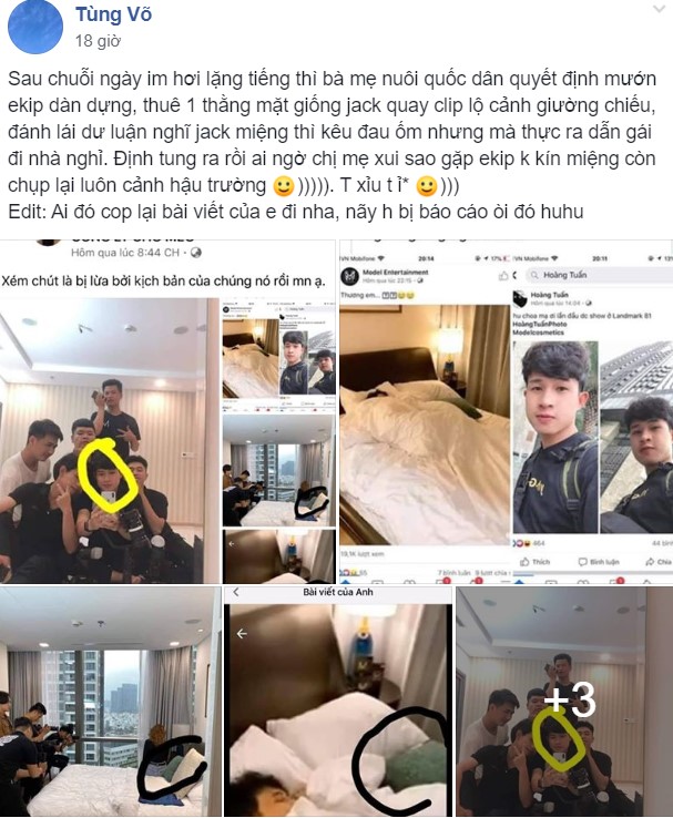 Lộ clip JACK diễn cảnh giường chiếu không che